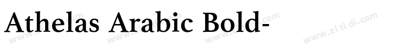 Athelas Arabic Bold字体转换 Athelas Arabic Bold字体转换